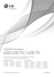 LG 47LD452B User Manual