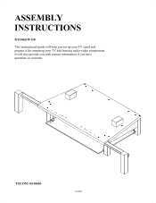 RCA RTF4061W150 Assembly Instructions