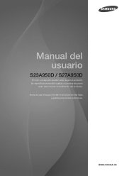 Samsung S27A950D User Manual (user Manual) (ver.1.0) (English)