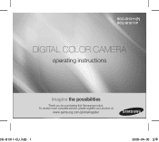 Samsung SCC-B1311 Operating Instructions
