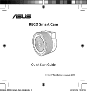 Asus RECO Smart Car and Portable Cam RECOSMART Quick Start Guide for Multiple Languages