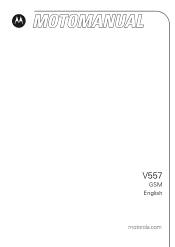 Motorola V557 User Manual