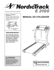 NordicTrack E 3100 Portuguese Manual