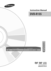 Samsung DVD R155 Quick Guide (easy Manual) (ver.1.0) (English)