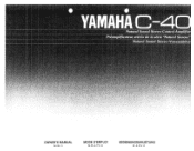 Yamaha C-40 Owner's Manual