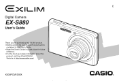 Casio EX-S880RD Owners Manual