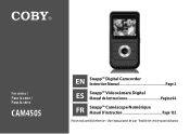 Coby CAM4505BLK User Manual