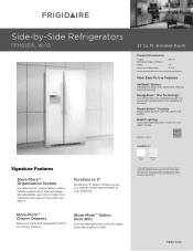 Frigidaire FFHS2311LW Product Specifications Sheet (English)