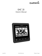 Garmin GHC 20 Marine Autopilot Control Unit Owner s Manual