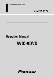 Pioneer AVIC-9DVD Owner's Manual