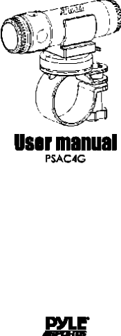 Pyle PSAC4G PSAC4G Manual 1