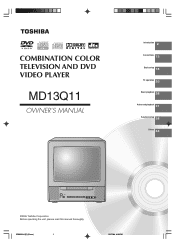 Toshiba MD13Q11 Owners Manual