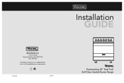 Viking RVDR3305BSS Installation Instructions
