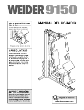Weider 9150 Spanish Manual