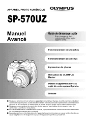 Olympus SP 570 SP-570UZ Manuel Avancé (Français)