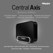 Seagate Maxtor Central Axis Central Axis Network storage Server 2 Quick Start Guide