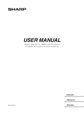 Sharp LC-55Q7000U User Manual LC 43Q7000U