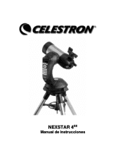 Celestron NexStar 4SE Computerized Telescope NexStar 4 SE Manual (Spanish)