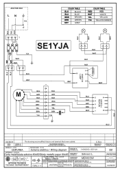 Electrolux E36WV60PPS Wiring Diagram (English Español Français)