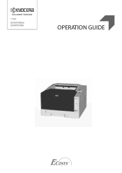 Kyocera ECOSYS P2135d ECOSYS P2035d/P2135d Operation Guide (Print)