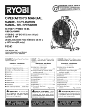 Ryobi P3340 Operation Manual