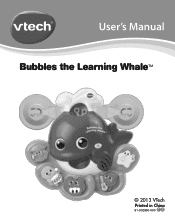 Vtech Bubbles the Learning Whale User Manual