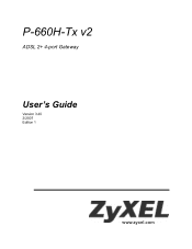 ZyXEL P-660H-T3 v2 User Guide