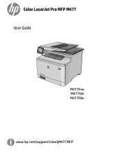 HP Color LaserJet Pro MFP M477 User Guide