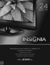 Insignia NS-24E340A13 Information Brochure (English)