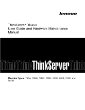 Lenovo ThinkServer RD450 (English) User Guide and Hardware Maintenance Manual - ThinkServer RD450