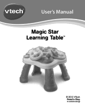 Vtech Magic Star Learning Table User Manual