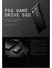 Western Digital WD_BLACK P50 Game Drive SSD Product Overview