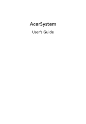 Acer L100 UA380A Aspire L Series User's Guide EN