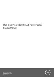 Dell OptiPlex 5070 Small Form Factor Service Manual