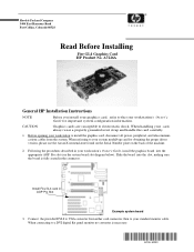 HP P Class 450/500/550/600/650/700/750 ATI Fire GL 4 graphics card  (read before installing)