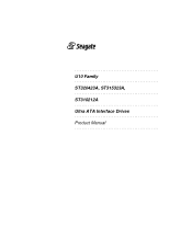 HP Pavilion xe700 HP Pavilion PCs - (English) Seagate Hard Drive U Series 10 Manual