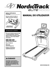 NordicTrack Elite 4000 Treadmill Portuguese Manual