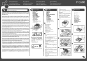 Ricoh P C600 Quick Reference Guide