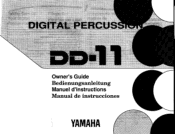 Yamaha DD-11 Owner's Manual (image)