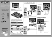 Insignia NS-42D240A13 Quick Setup Guide (English)