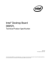 Intel DB85FL Product Specification