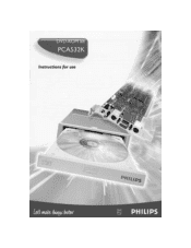 Philips PCA532K User manual