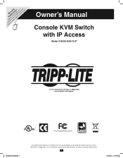 Tripp Lite B020-U08-19-IP Owner's Manual for B020-U08-19-IP Console KVM Switch 932985
