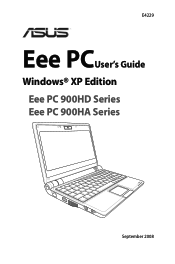 Asus Eee PC 900HA XP User Manual