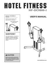 HealthRider Hotel Fitness Dc9800 English Manual