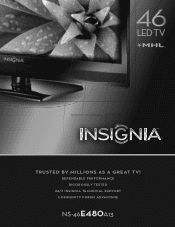 Insignia NS-46E480A13 Information Brochure (English)