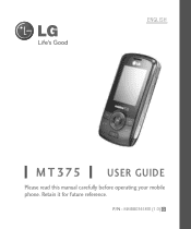 LG LGMT375 Owner's Manual