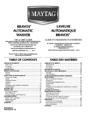 Maytag MVWB300WQ Owners Manual