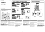 Sony STR-DG800 Quick Setup Guide