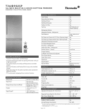 Thermador T36IB902SP Product Spec Sheet